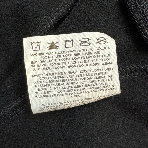 Nike Dri-Fit Women’s Black Pullover Hoodie Size Medium M Swoosh Logo Fleece Line - Picture 9 of 11